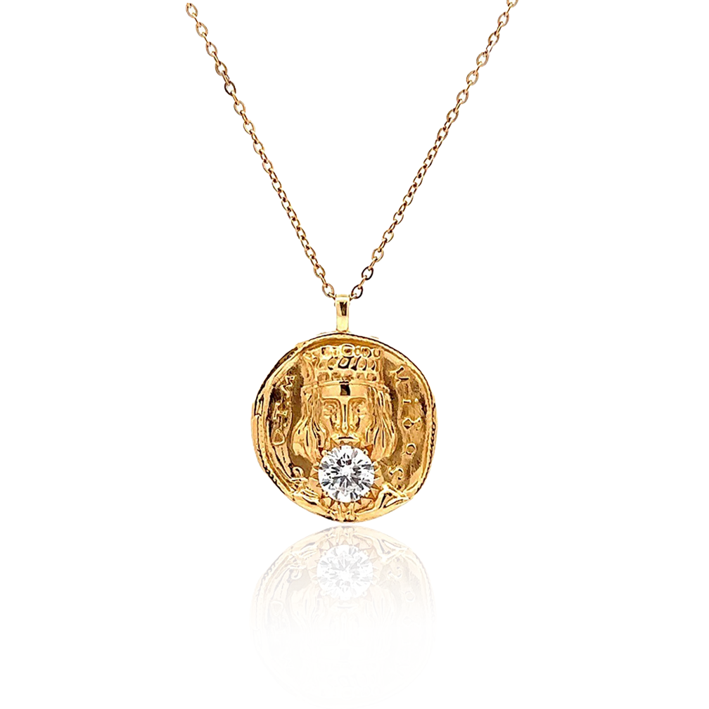 Coin necklace - gold - chain sold separately | ORDO